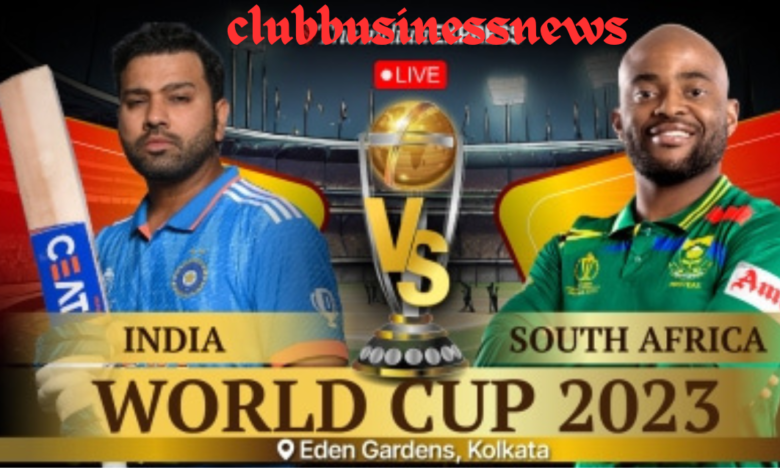 India Vs South Africa Live World Cup - Match 37 | IND vs SA Live Score